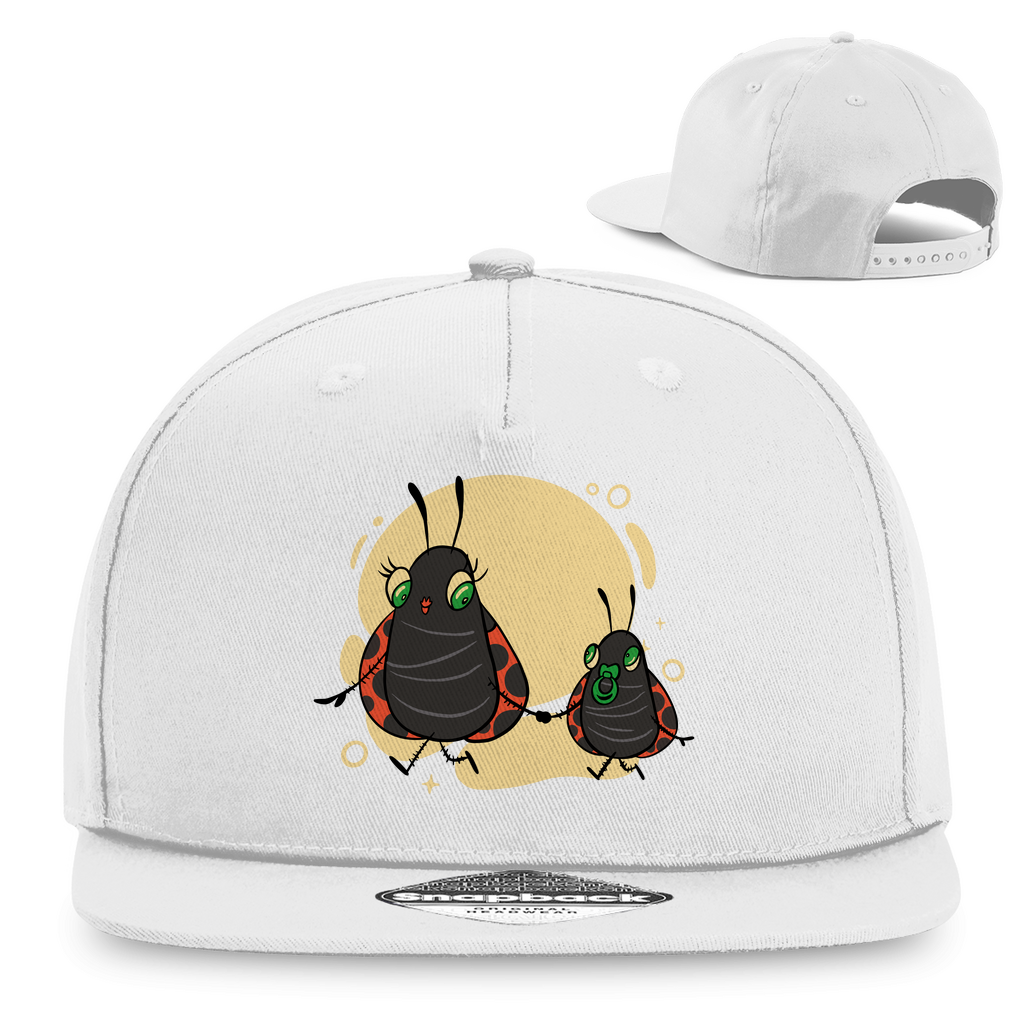 Snapback Cap "Marienkäfer Mama und Kind"