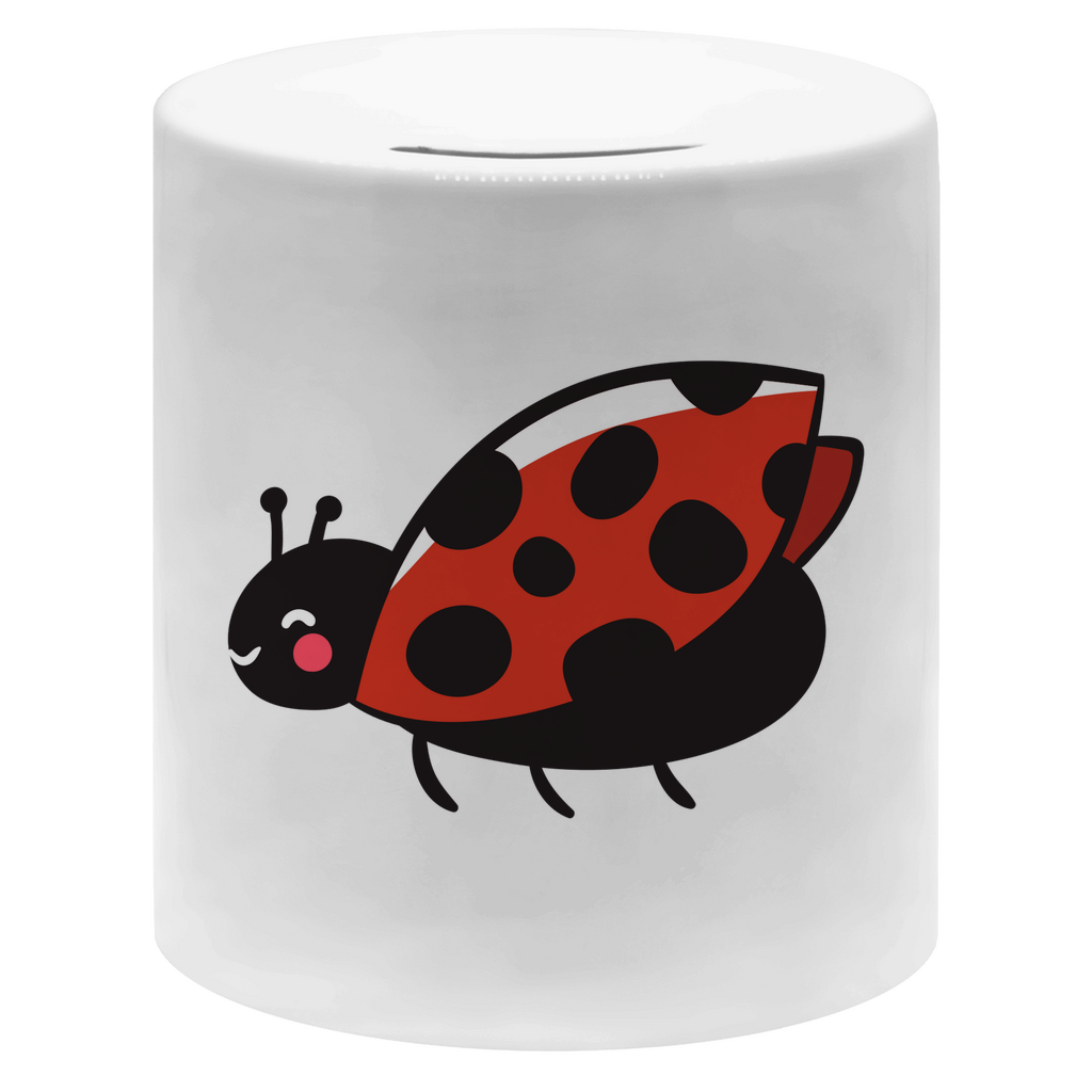 Spardose "Fliegender Marienkäfer"