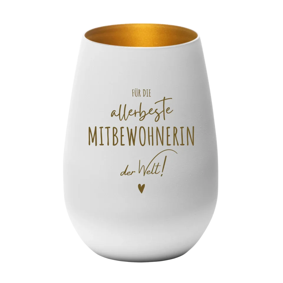 Windlicht "Für die allerbeste Mitbewohnerin"
