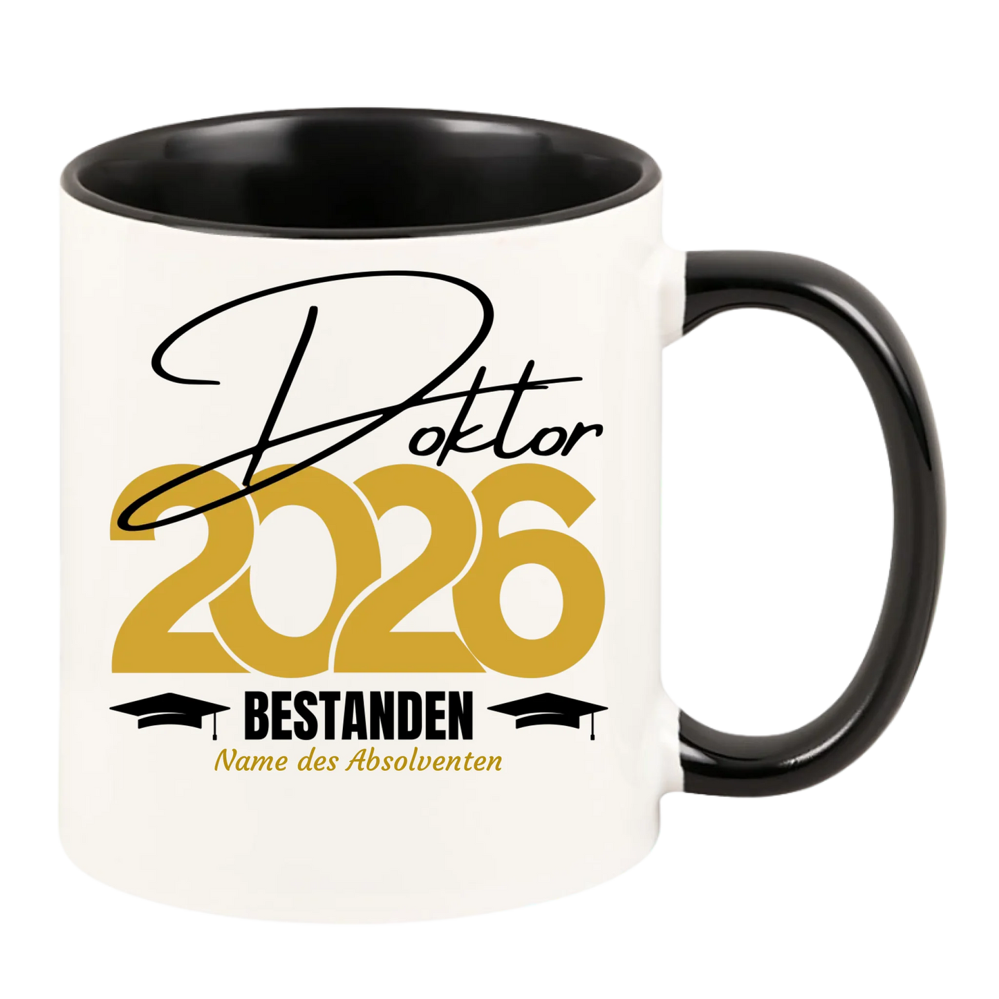 Personalisierte Tasse zum Doktortitel 2026
