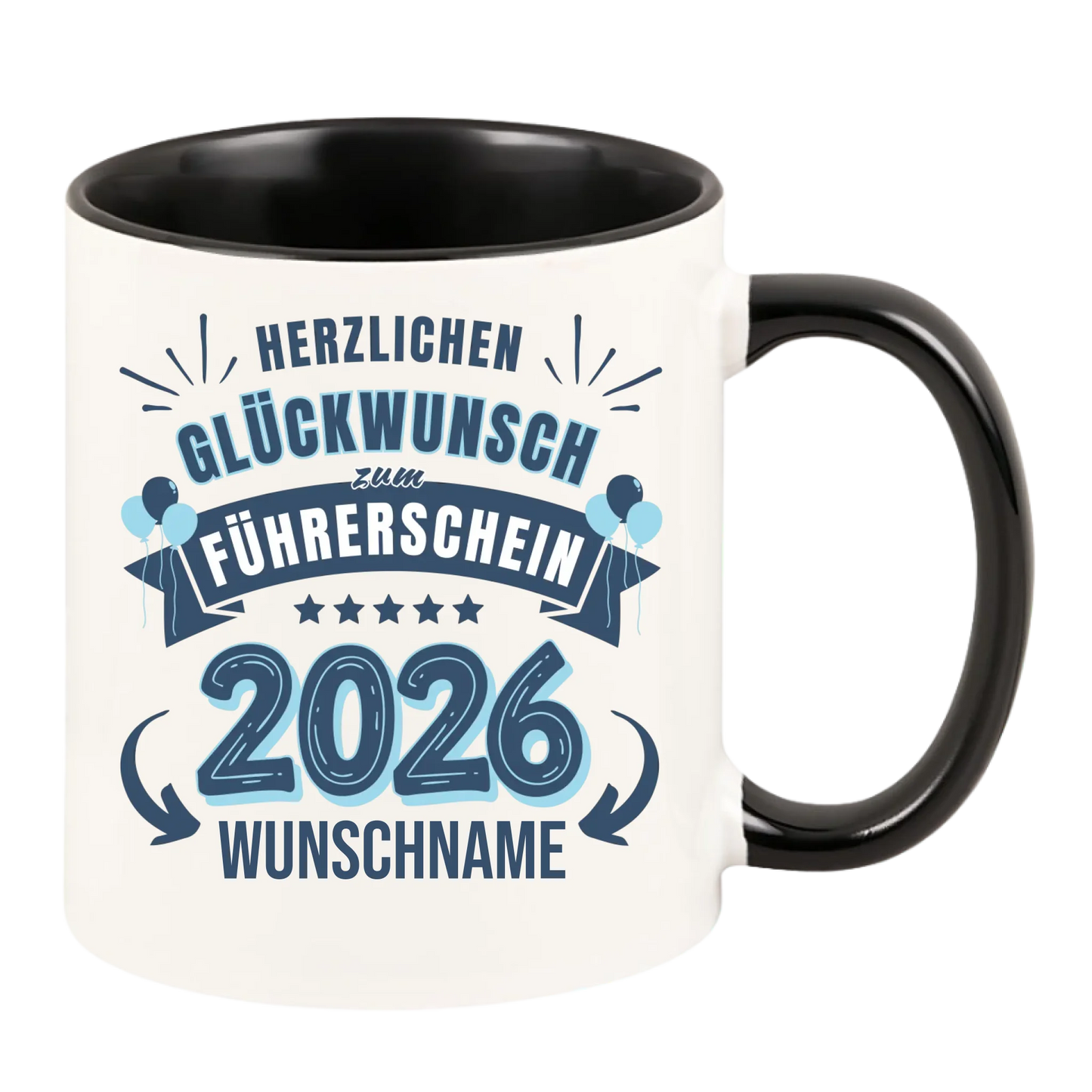 Personalisierte Führerschein Tasse 2026