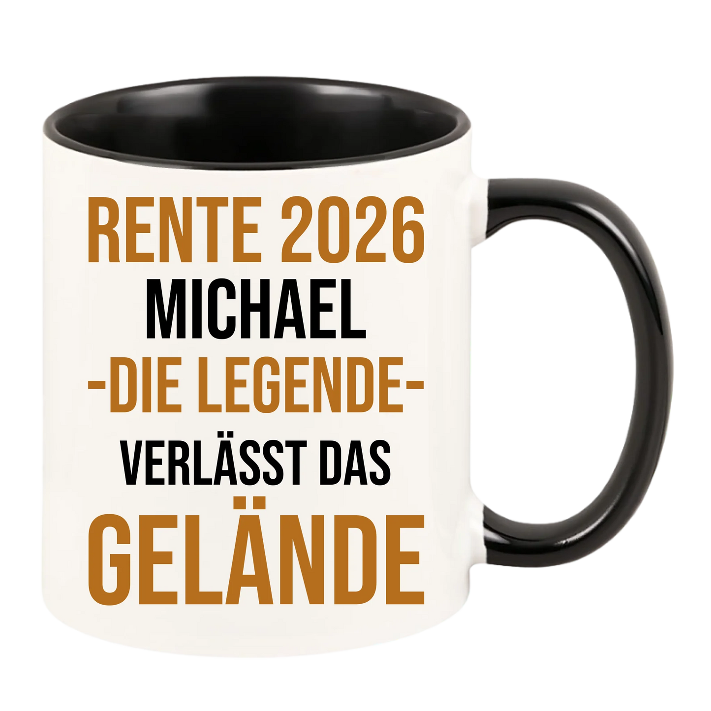 Personalisierte Tasse Rente 2026