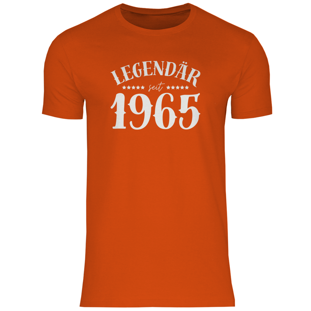 Herren T-Shirt "Legendär seit 1965" orange