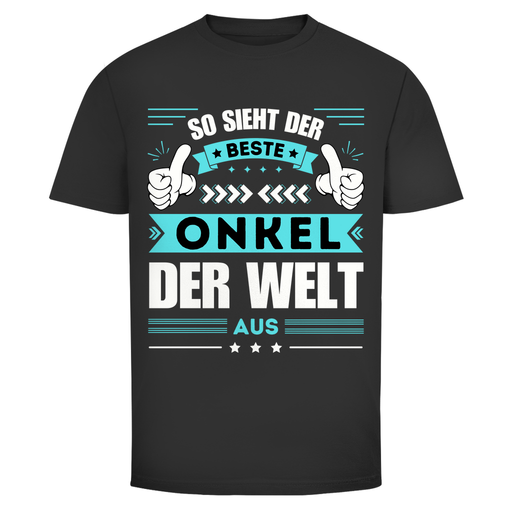 Männer T-Shirt "So sieht der beste Onkel der Welt aus"