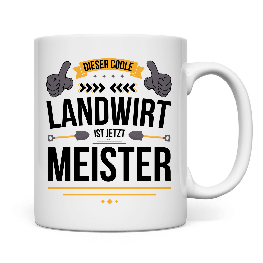 Tasse "Dieser coole Landwirt ist jetzt Meister"