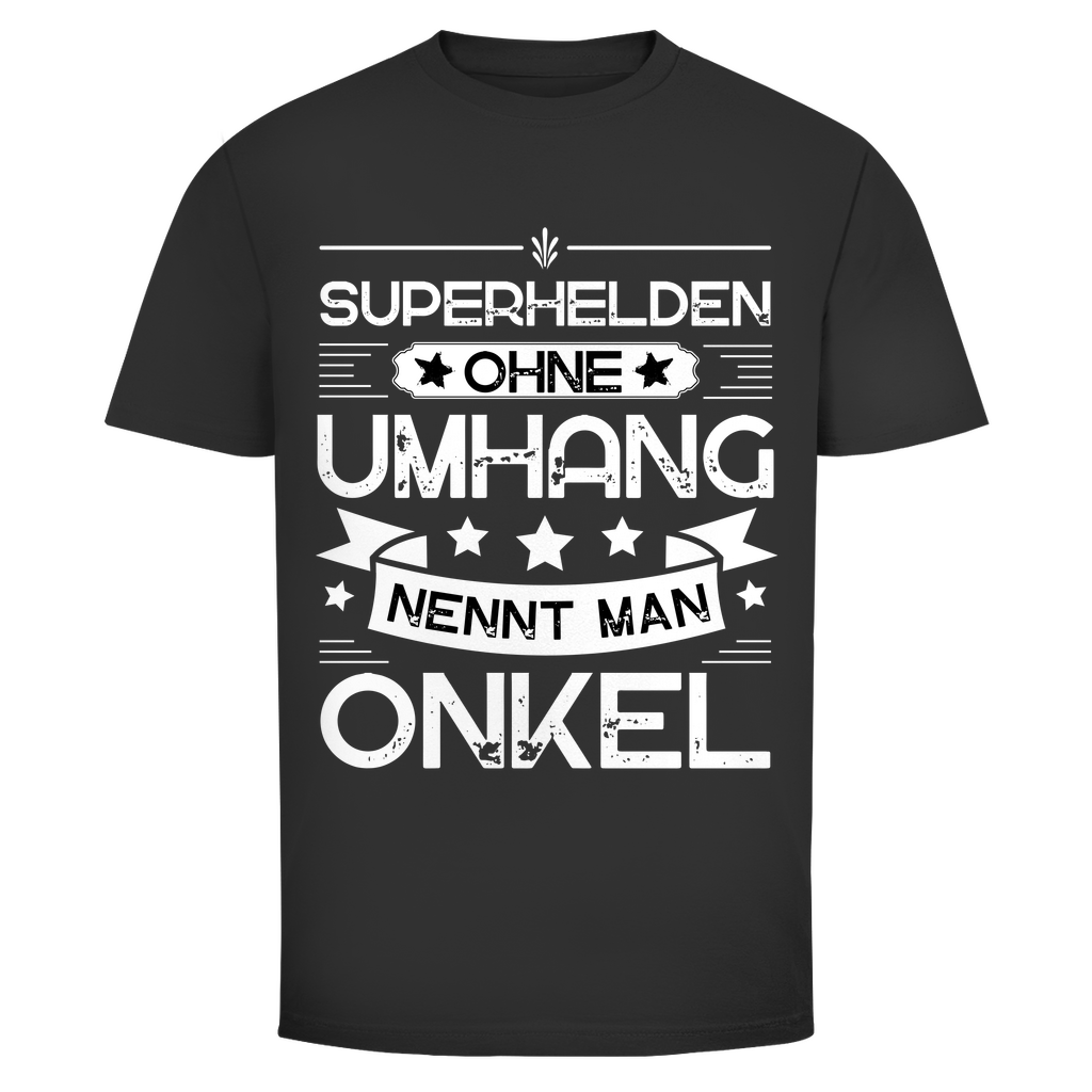 Männer T-Shirt "Superhelden ohne Umhang nennt man Onkel"