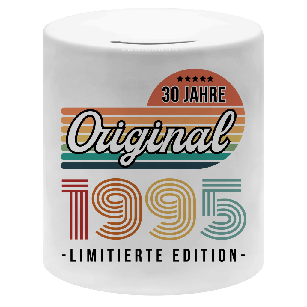Spardose "30 Jahre Original - 1995"