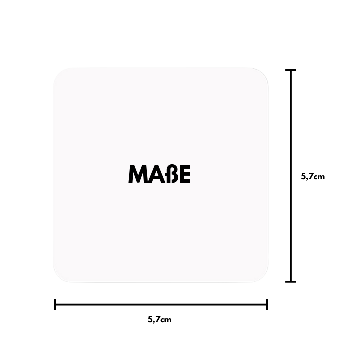 Kühlschrankmagnet Maße 5,7x5,7cm