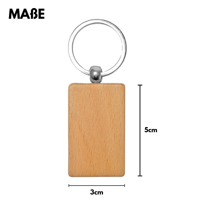 Schlüsselanhänger 3x5cm Maße