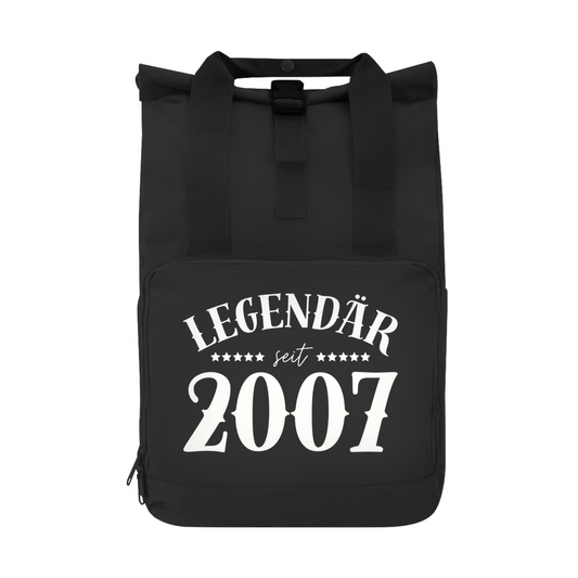 Rucksack "Legendär seit 2007" schwarz
