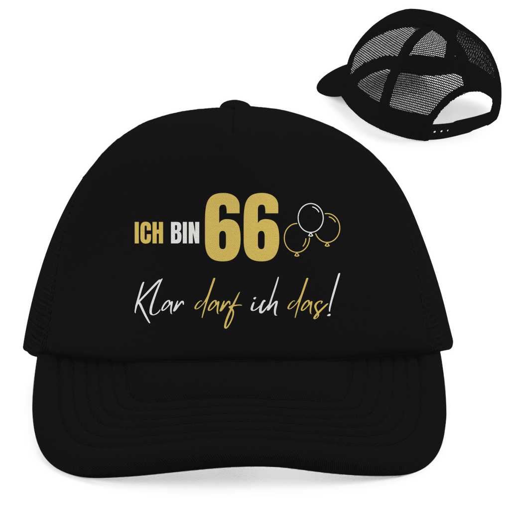 Retro Cap "Ich bin 66 - Klar darf ich das!"
