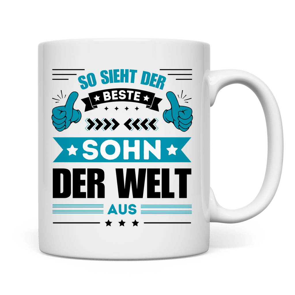 Tasse "So sieht der beste Sohn der Welt aus"