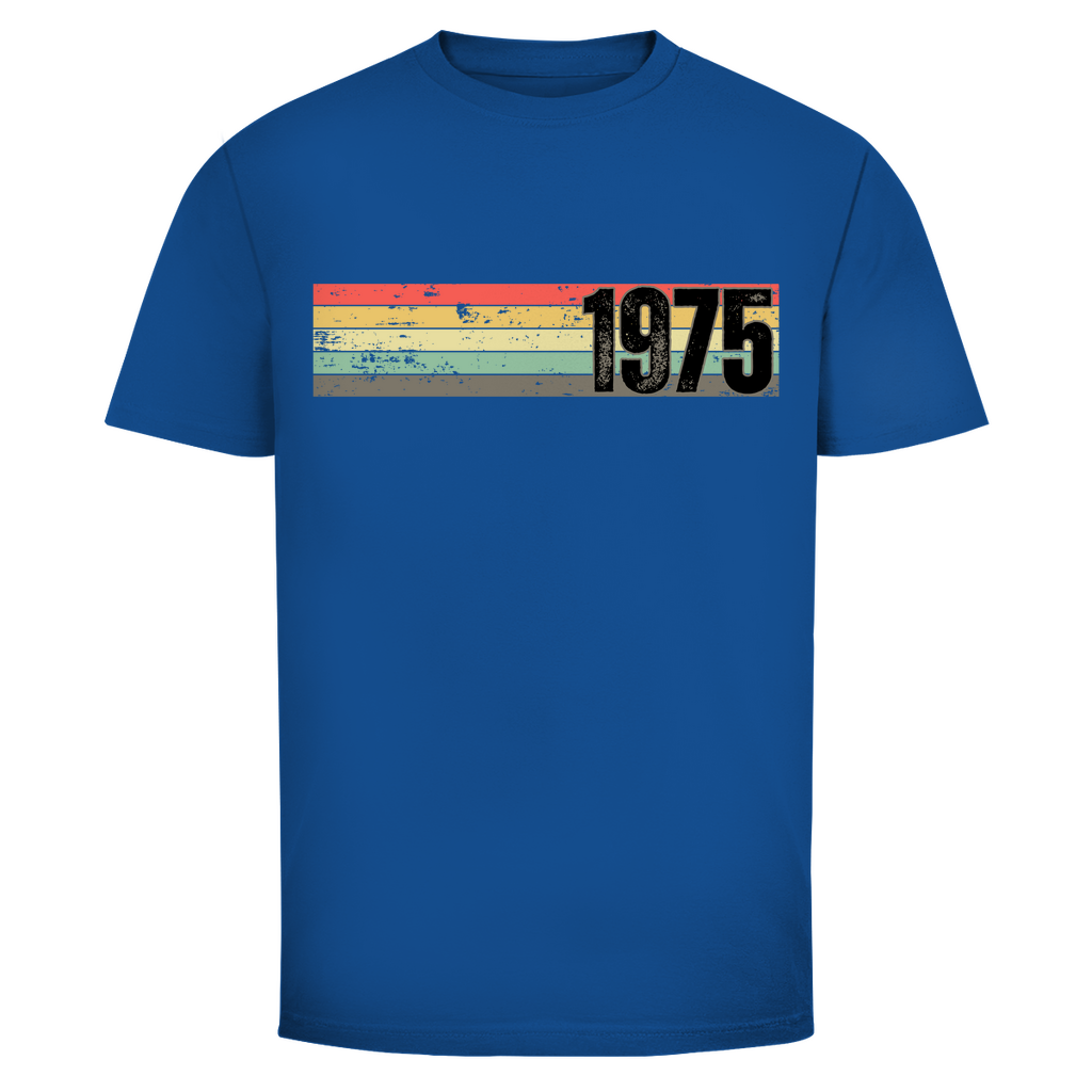 Herren T-Shirt "1975" blau