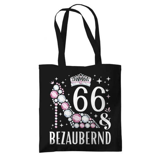 Tragetasche "66 und bezaubernd"