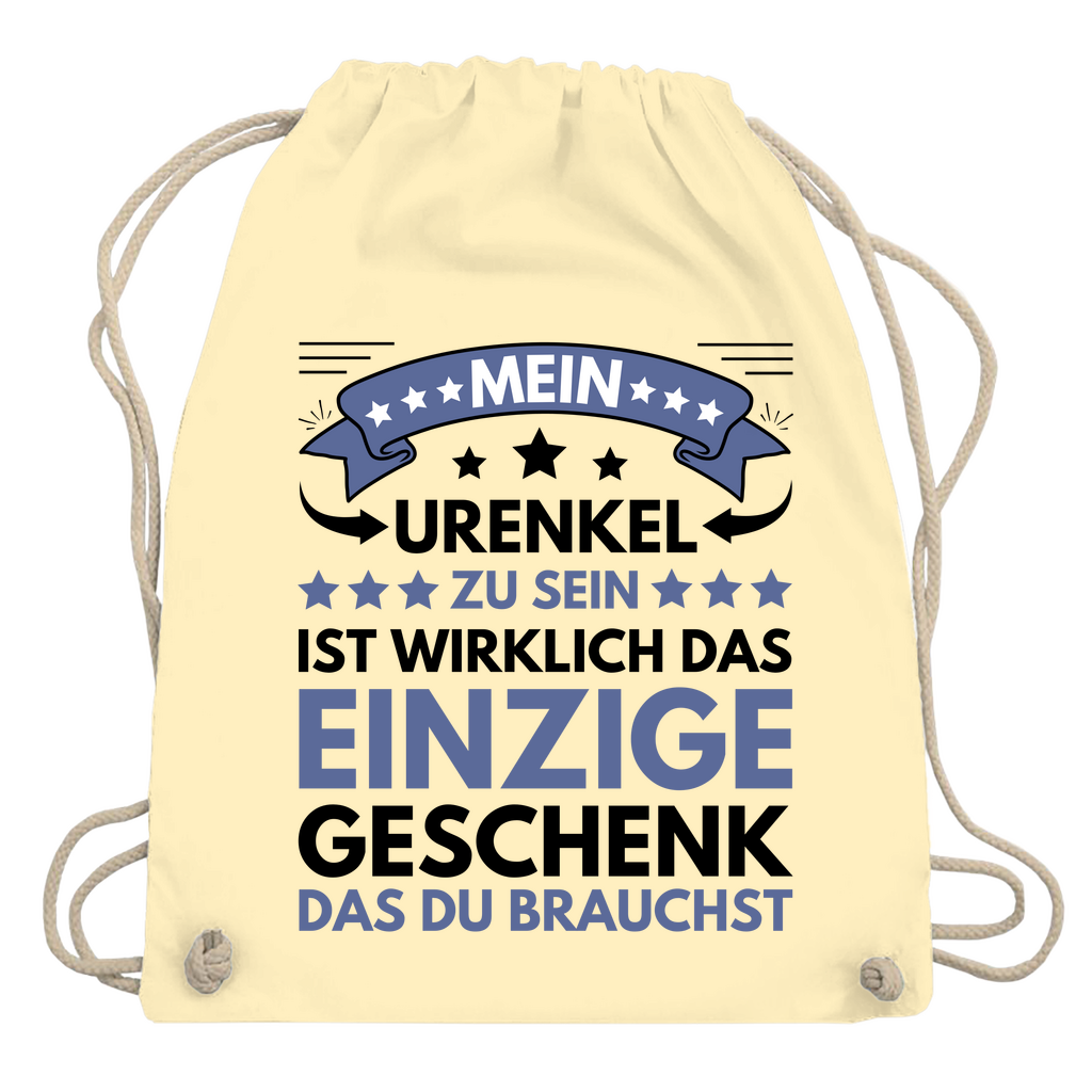 Turnbeutel "Mein Urenkel zu sein ist wirklich das einzige Geschenk"