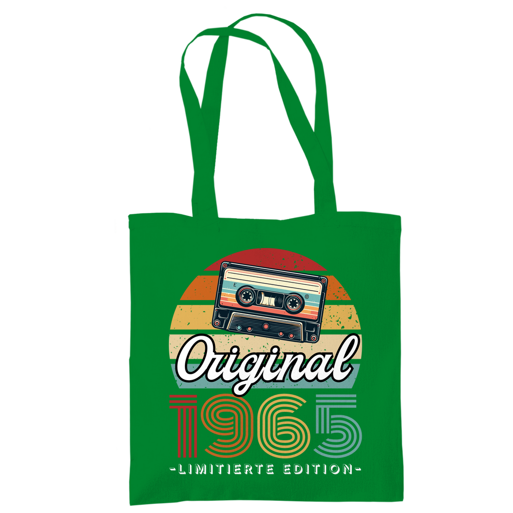 Tragetasche "Original 1965" (Kassetten Retro Stil)