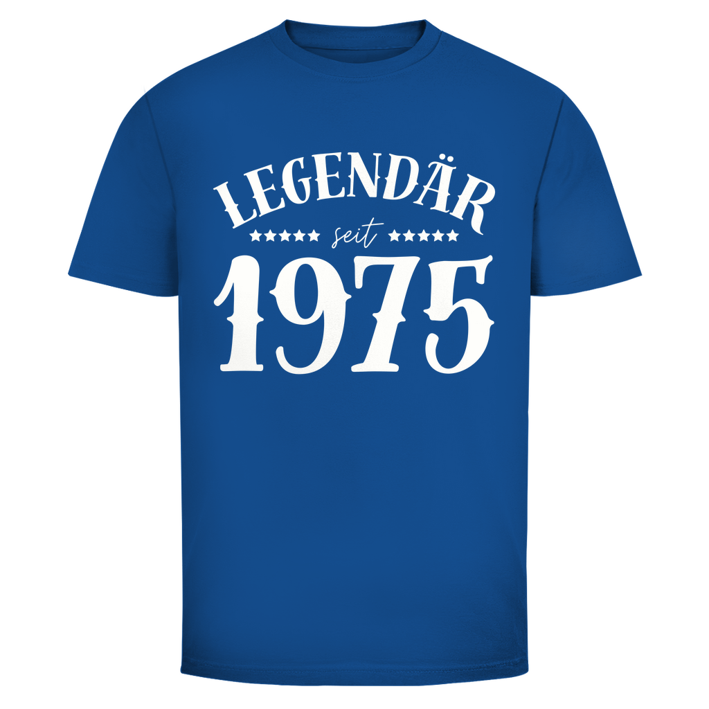 Herren T-Shirt "Legendär seit 1975" blau