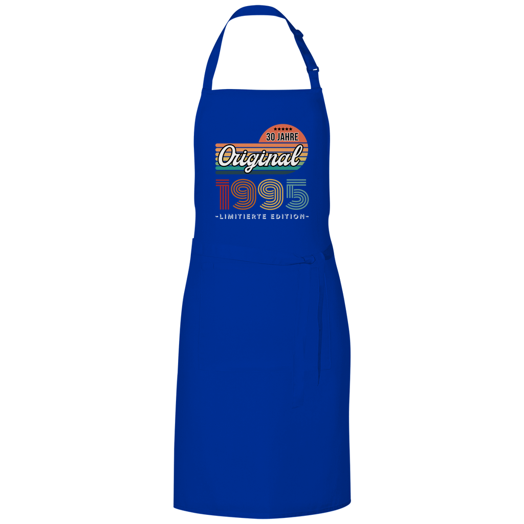 Grillschürze "30 Jahre Original 1995" blau