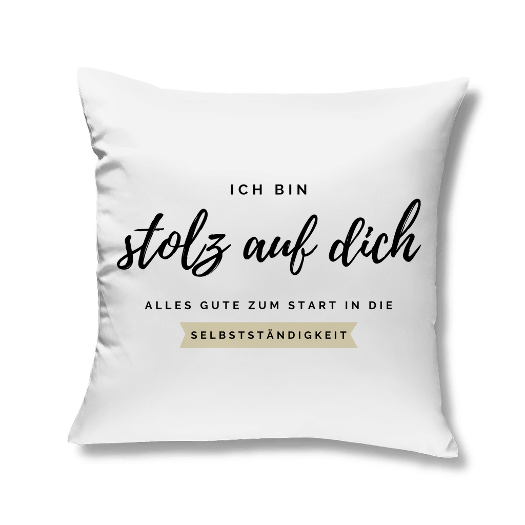 Sofakissen "Alles Gute zum Start in die Selbstständigkeit"