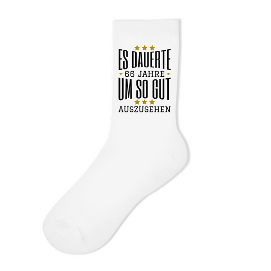 Socken "Es dauerte 66 Jahre um so gut auszusehen"