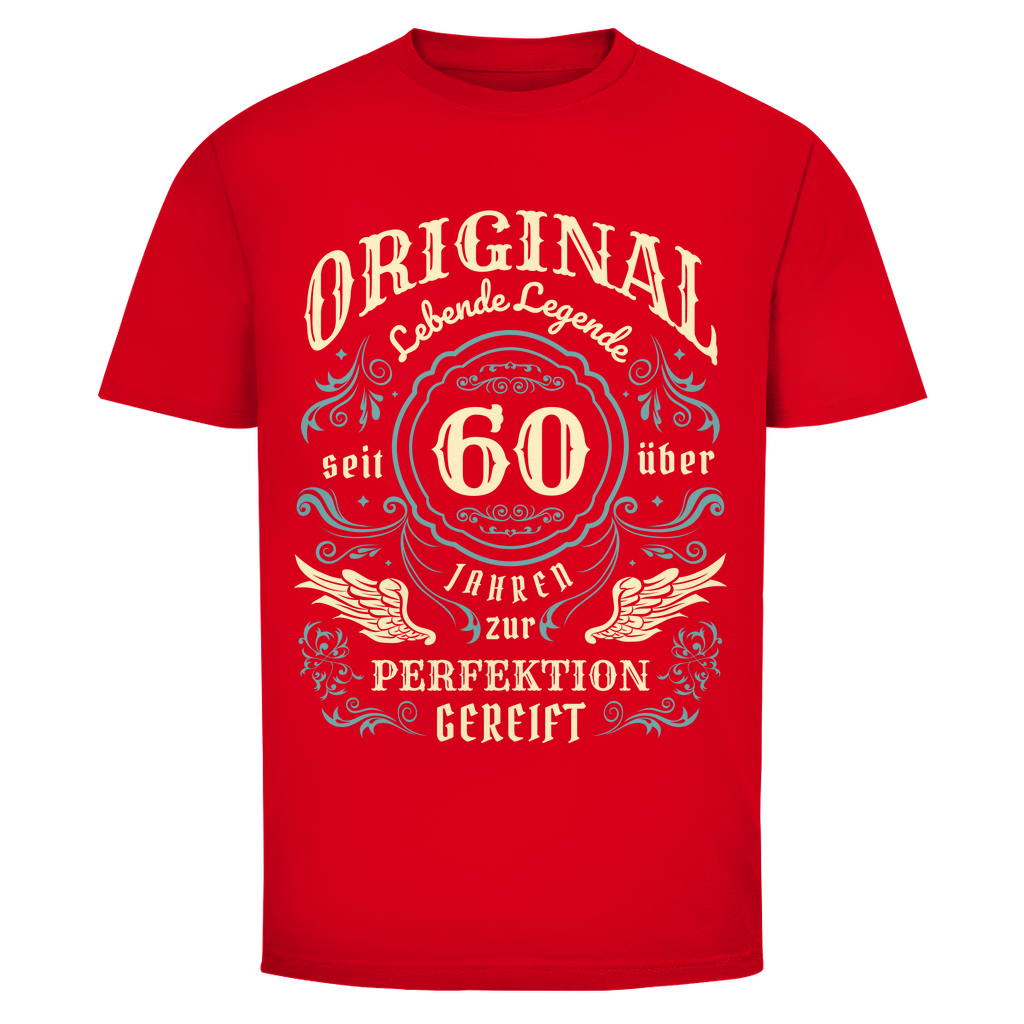 Herren T-Shirt "Lebende Legende seit 60 Jahren" rot