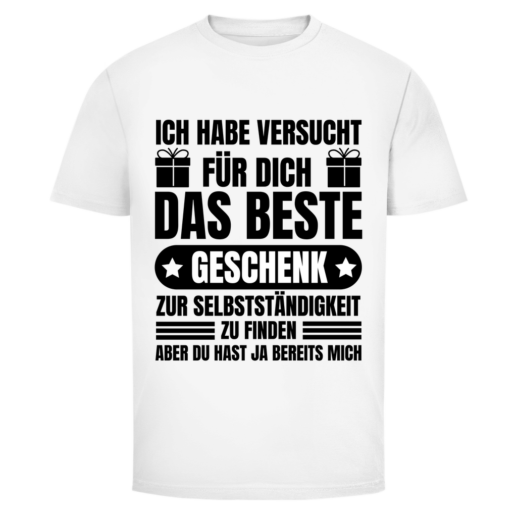 Herren T-Shirt "Das beste Geschenk zur Selbstständigkeit finden"