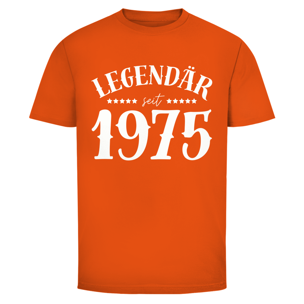 Herren T-Shirt "Legendär seit 1975" orange