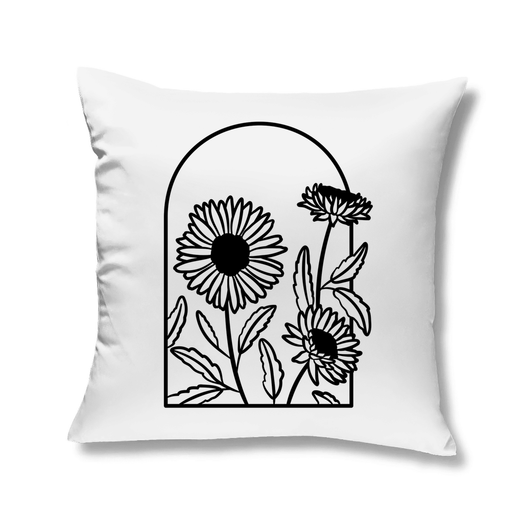 Sofakissen "Elegante Gänseblümchen"