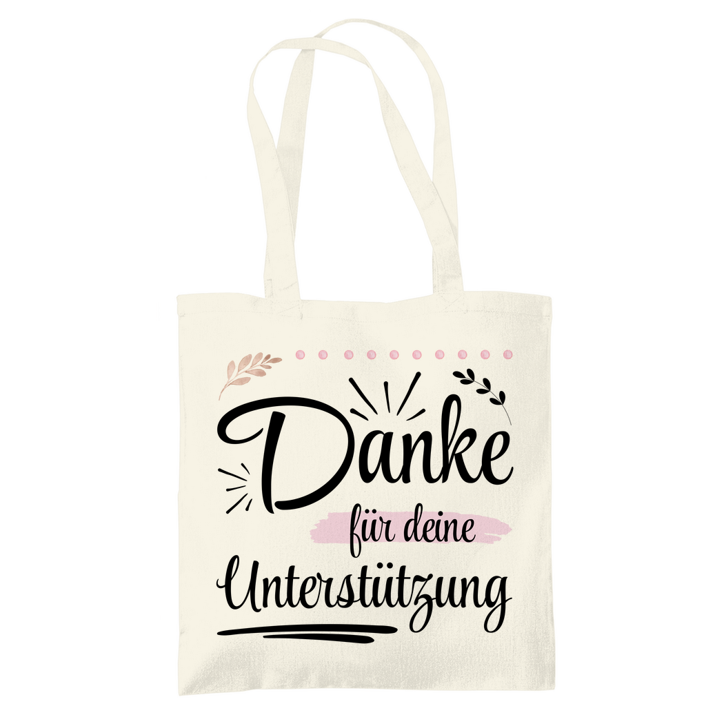 Tragetasche "Danke für deine Unterstützung"
