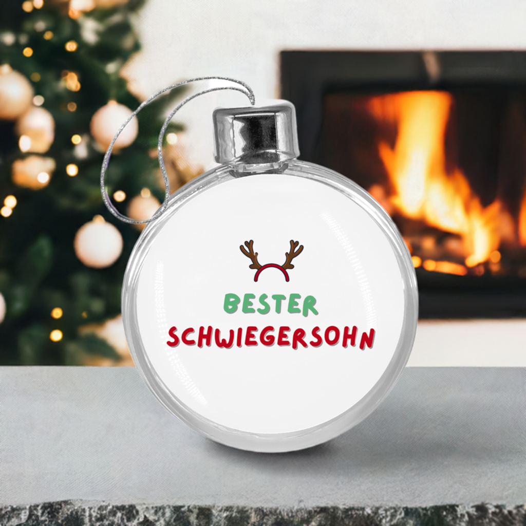 Weihnachtskugel "Bester Schwiegersohn"