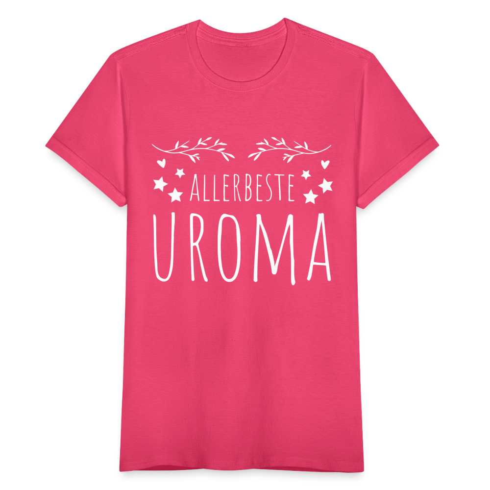 Frauen T-Shirt "Allerbeste Uroma" (Sternenmotiv) - Azalea