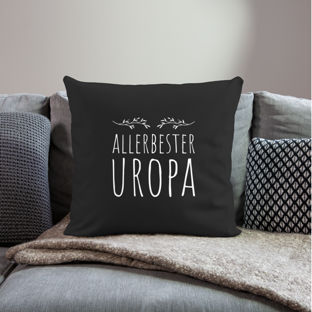 Sofakissen "Allerbester Uropa" - Schwarz
