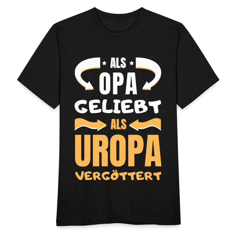 T-Shirt Bundle für Uroma und Uropa "Als Uroma und Uropa vergöttert"