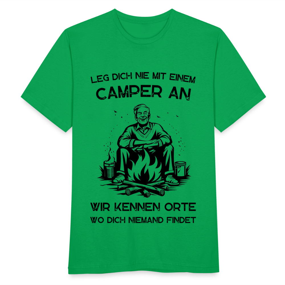 Männer T-Shirt "Leg dich nie mit einem Camper an" - Kelly Green