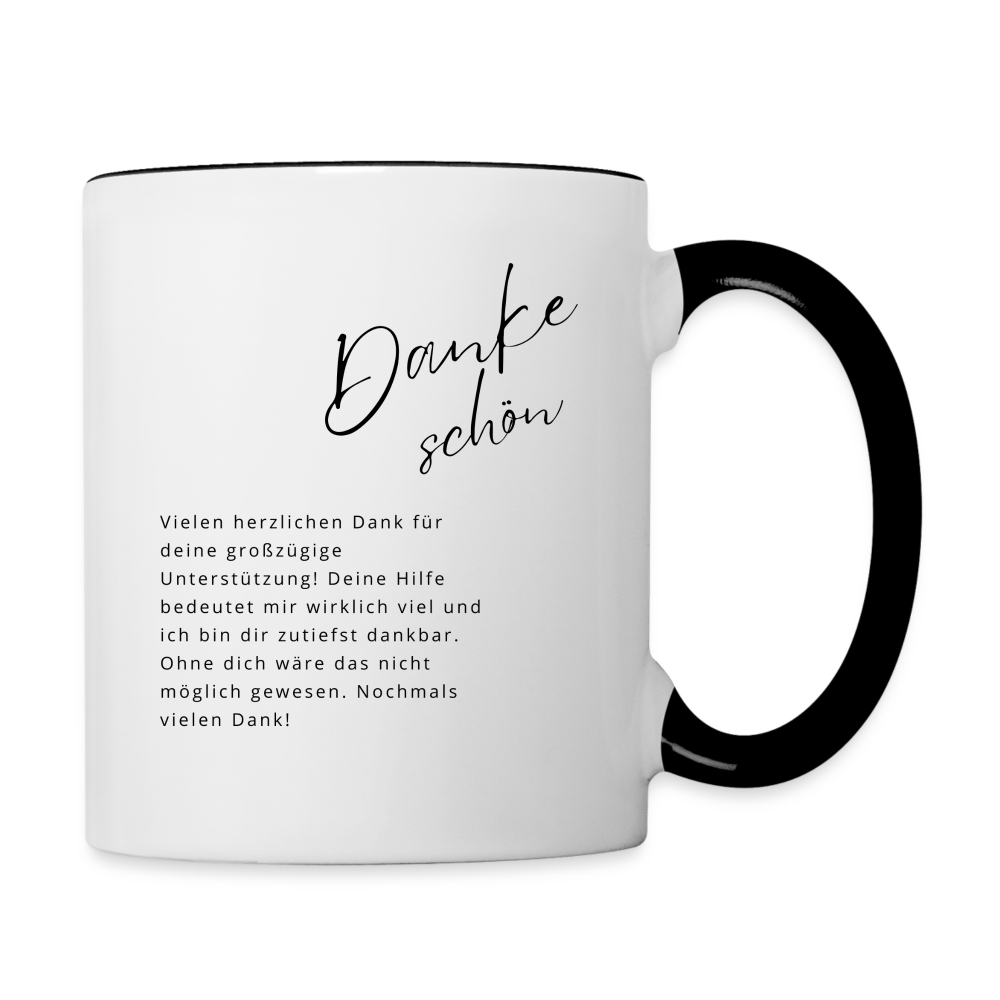 Dankeschön-Tasse „Danke Für Alles“ – Motivbecher Aus Keramik, Spülmaschinenfest
