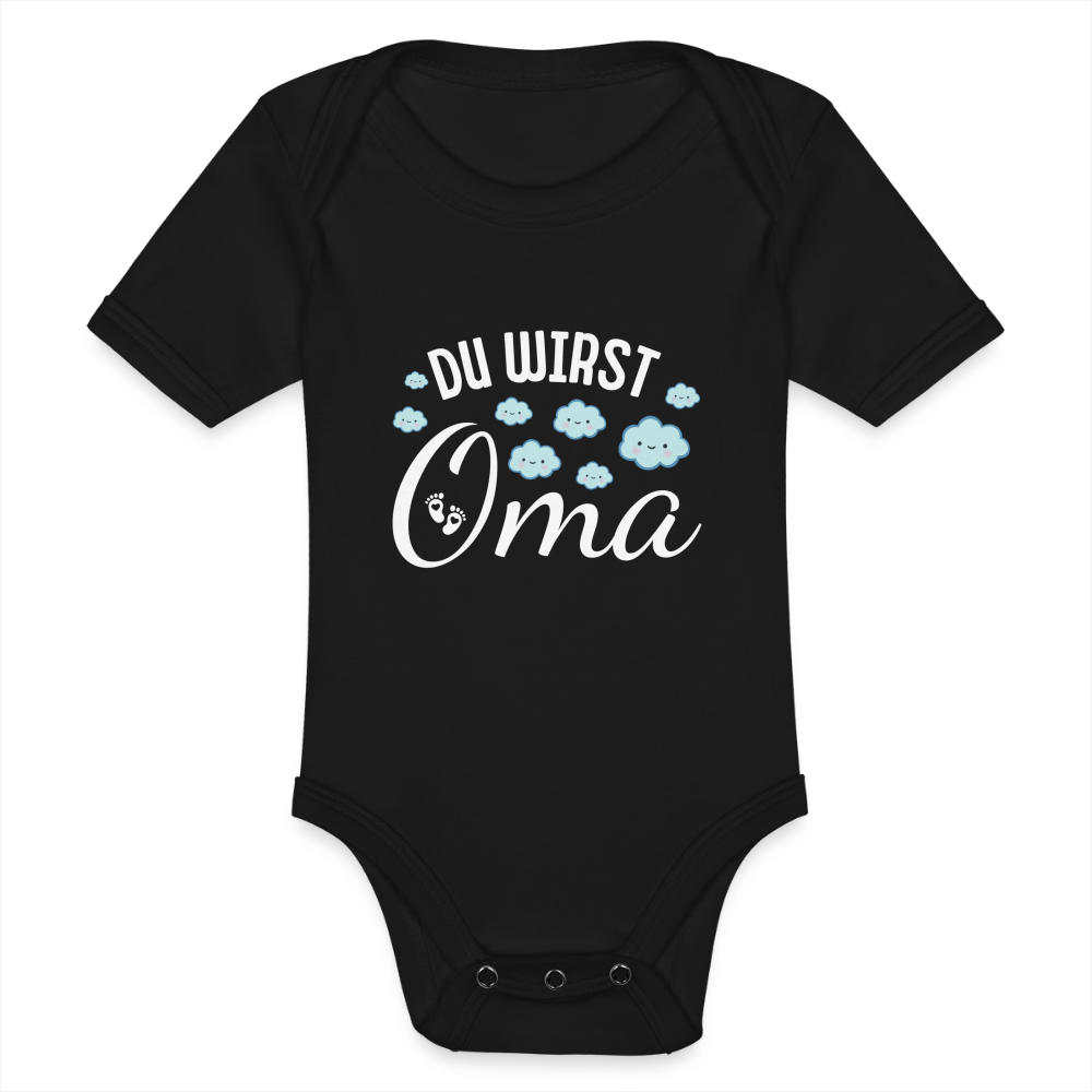 Baby Body "Du wirst Oma" - Schwarz