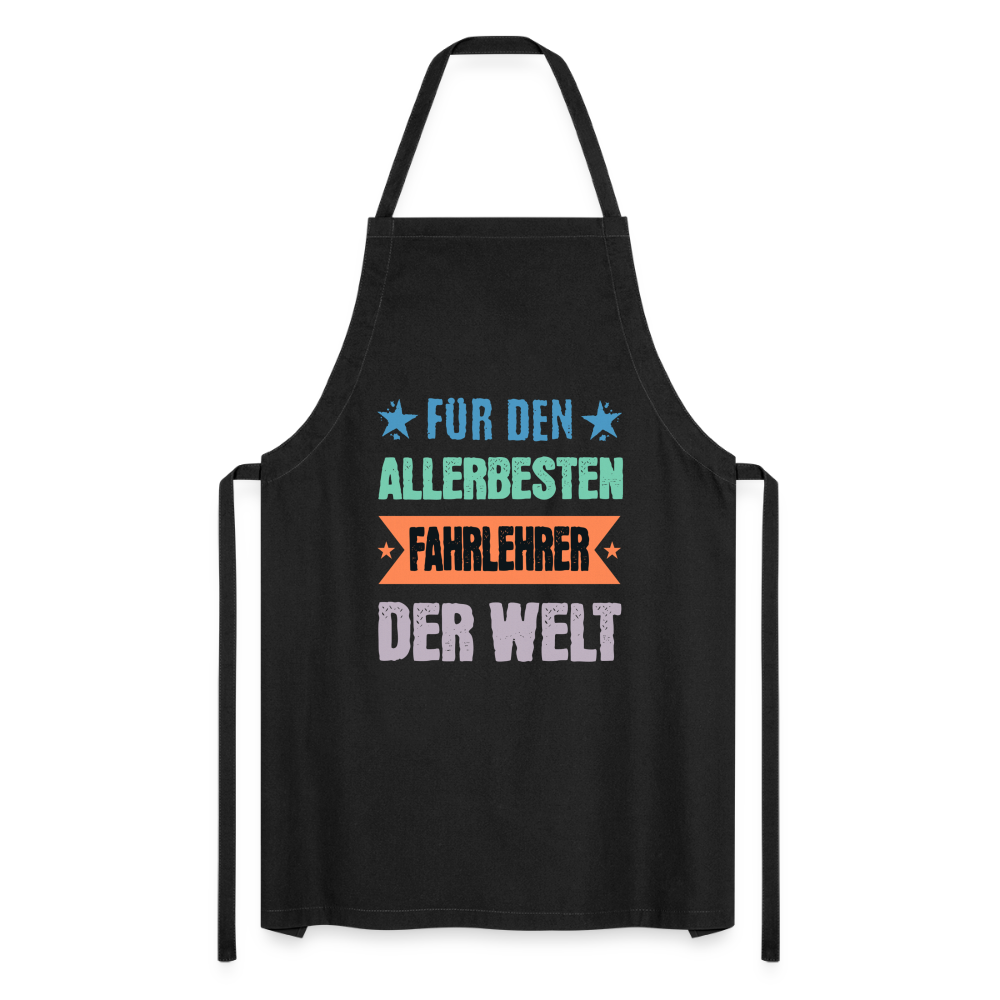 Kochschürze "Für den allerbesten Fahrlehrer der Welt" - Schwarz
