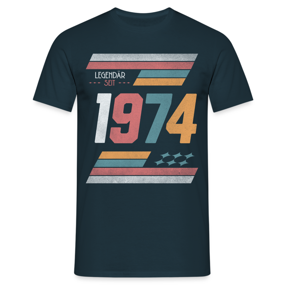 Männer T-Shirt "Legendär seit 1974" - Navy