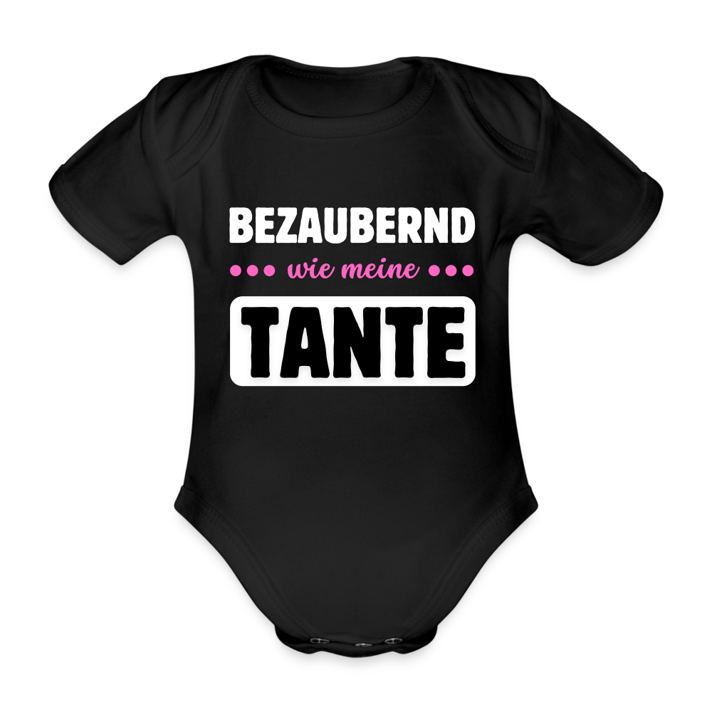 Baby Body "Bezaubernd wie meine Tante" - Schwarz