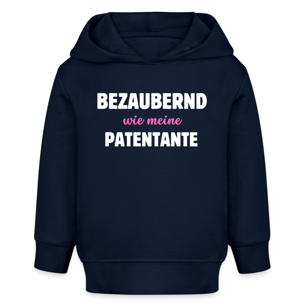 Baby Bio Hoodie "Bezaubernd wie meine Patentante" - Navy