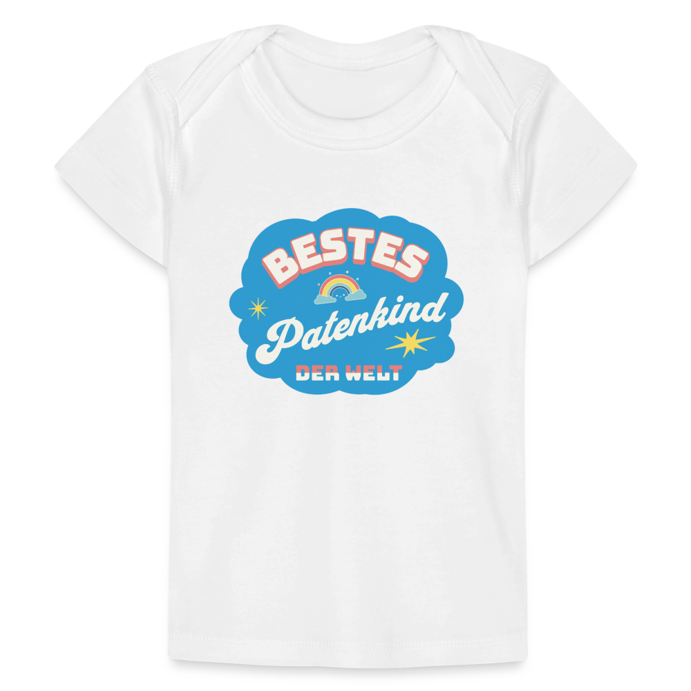 Baby Bio-T-Shirt "Bestes Patenkind der Welt" - Weiß