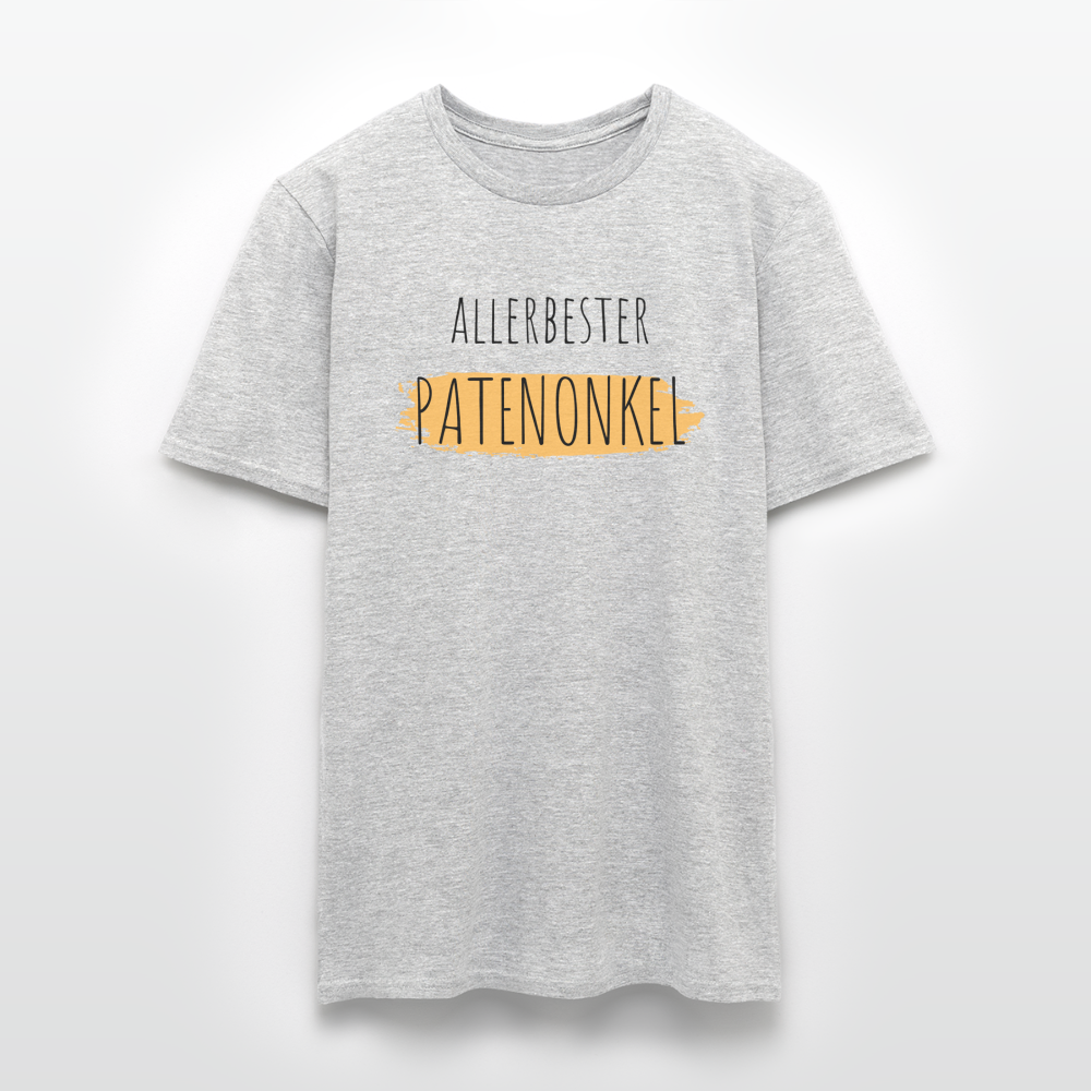 Männer T-Shirt "Allerbester Patenonkel" - Grau meliert