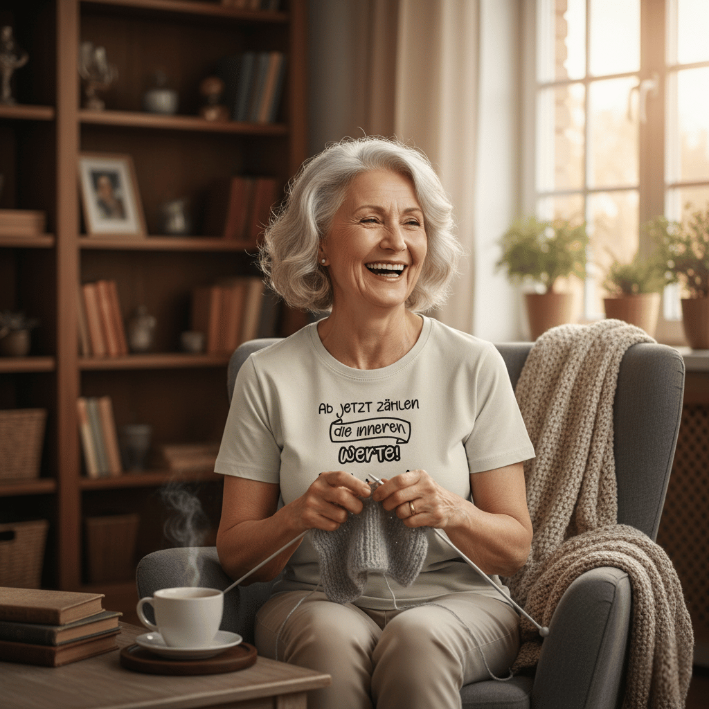 Damen T-Shirt "Ab jetzt zählen die inneren Werte..."
