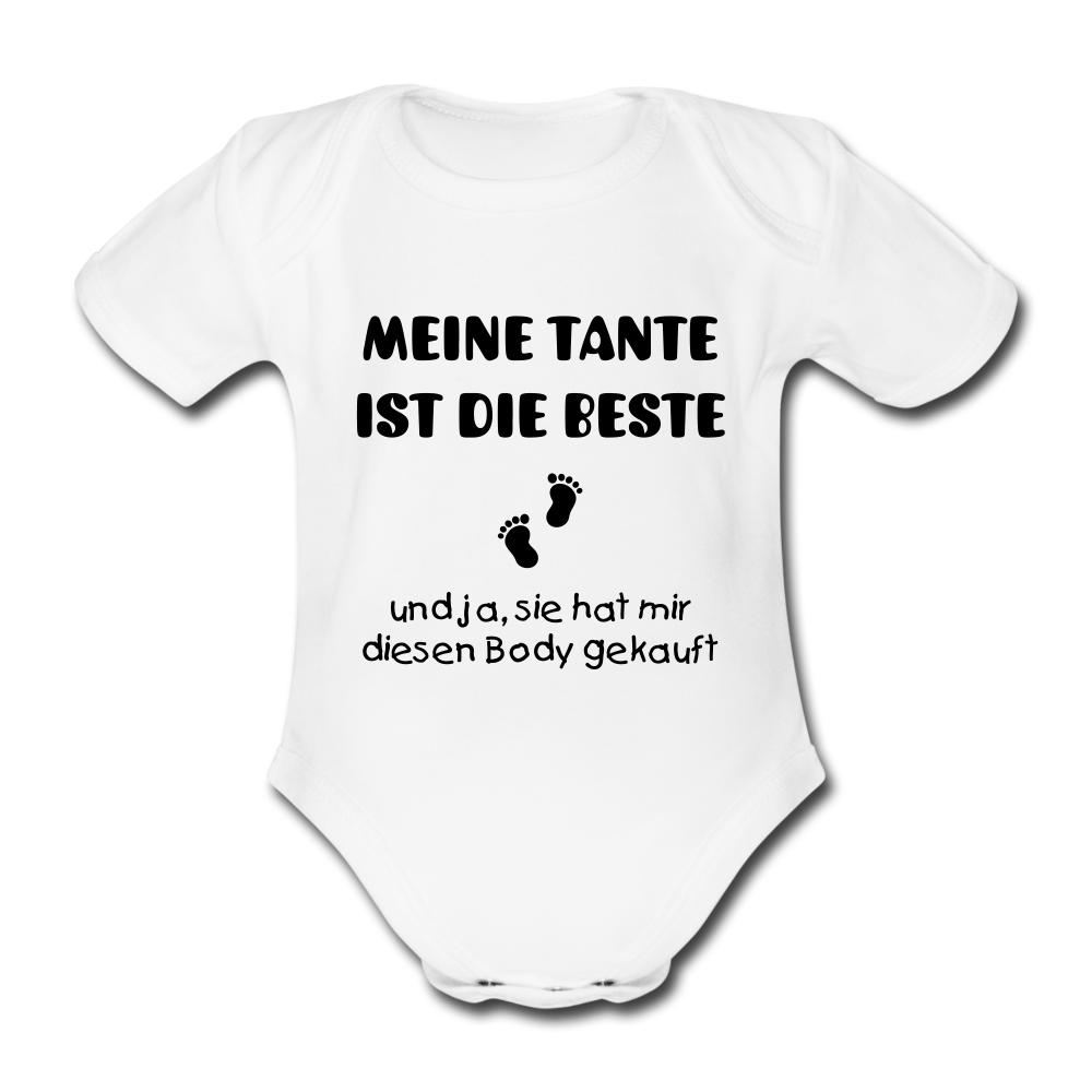 Baby Body "Meine Tante ist die beste und ja, sie hat mir..." - white