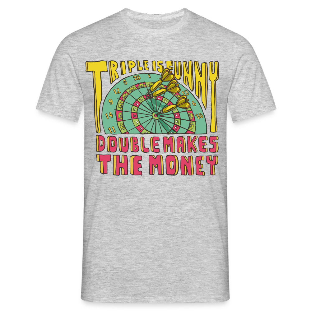 Männer T-Shirt "T.i.f." - Grau meliert