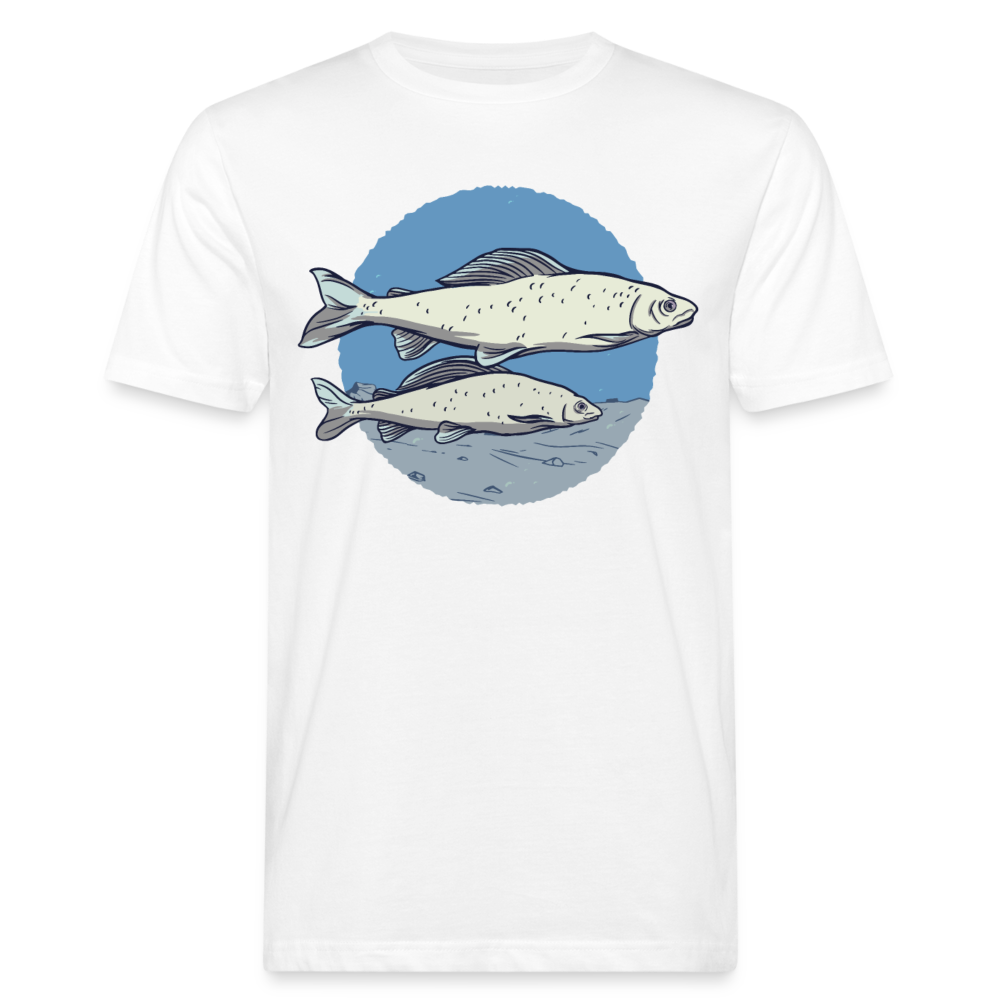Männer Bio T-Shirt "Äschen" - weiß