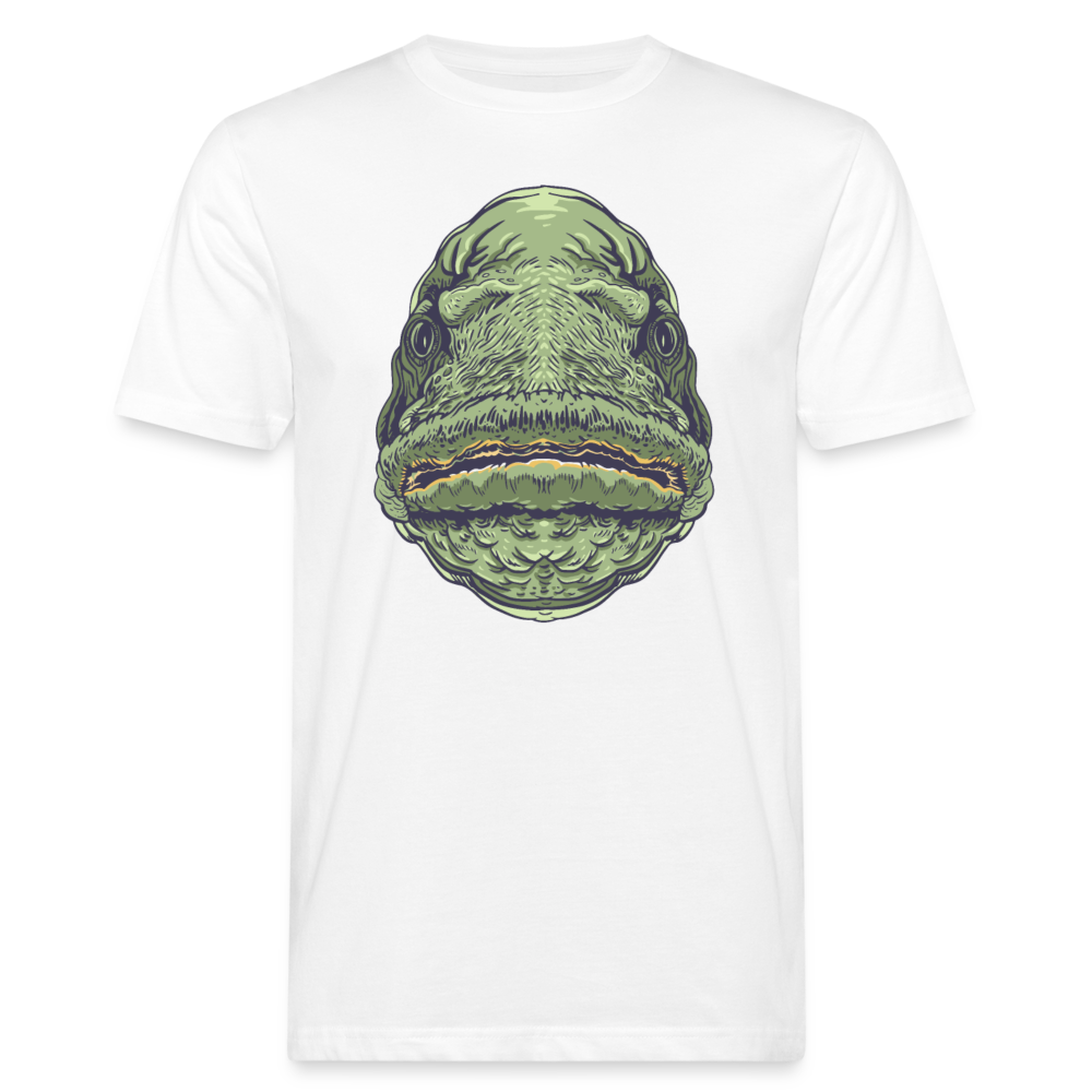 Männer Bio T-Shirt "Fischmaul" - weiß