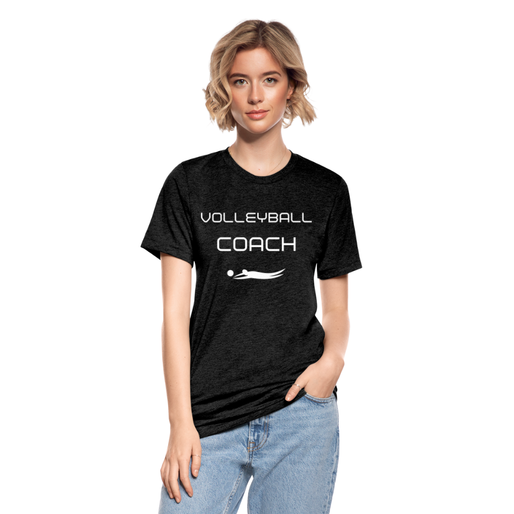 T-Shirt "Volleyball Coach" - Schwarz meliert