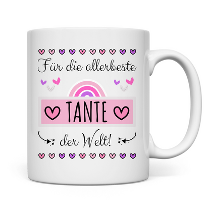 Tasse "Für die allerbeste Tante der Welt!"
