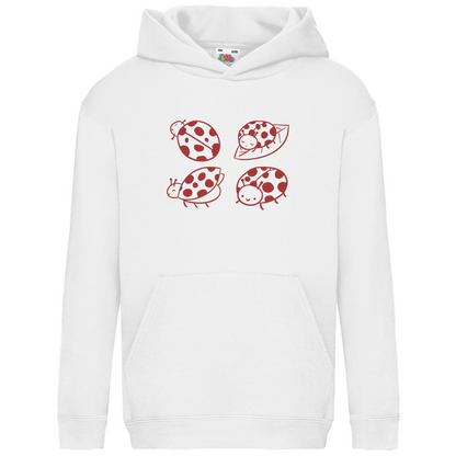 Kids Basic Hoodie "4 Marienkäfer"